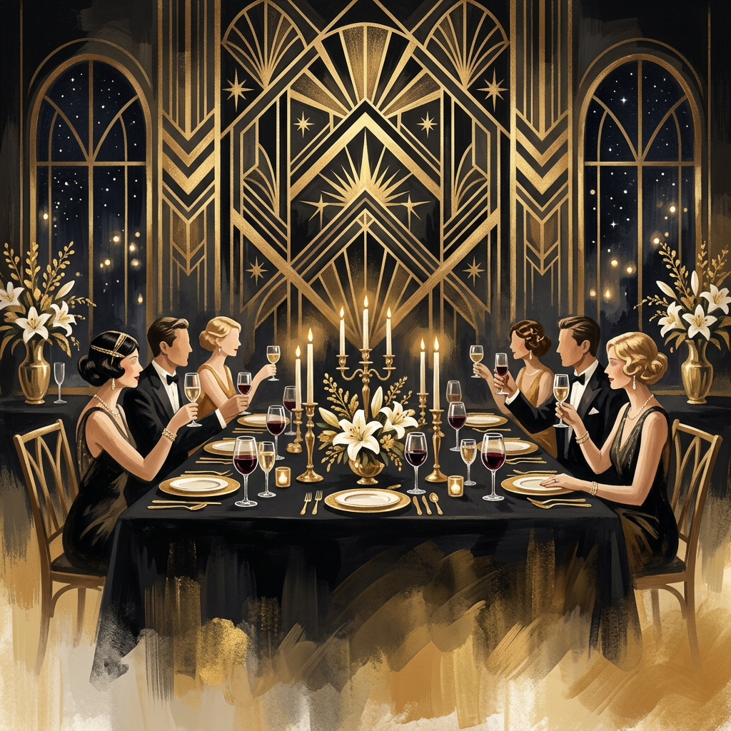 Rehearsal Dinner Art Deco preview
