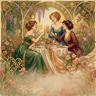 Wedding Brunch Art Nouveau preview
