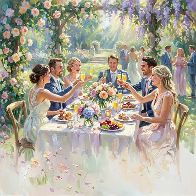 Wedding Brunch Impressionist preview