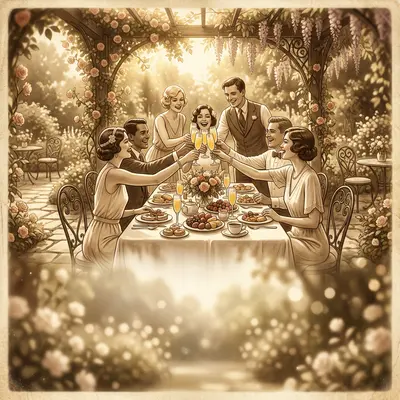 Wedding Brunch Sepia Nostalgia preview