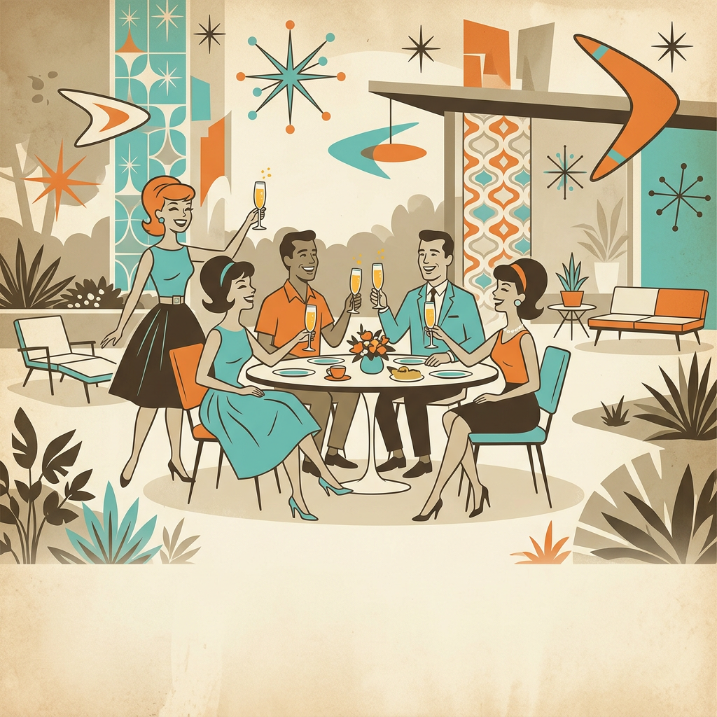 Wedding Brunch Mid-Century preview