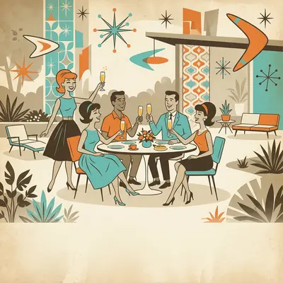 Wedding Brunch Mid-Century preview