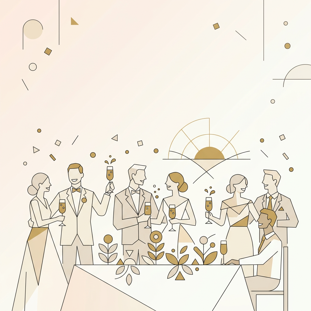 Wedding Brunch Clean Lines preview