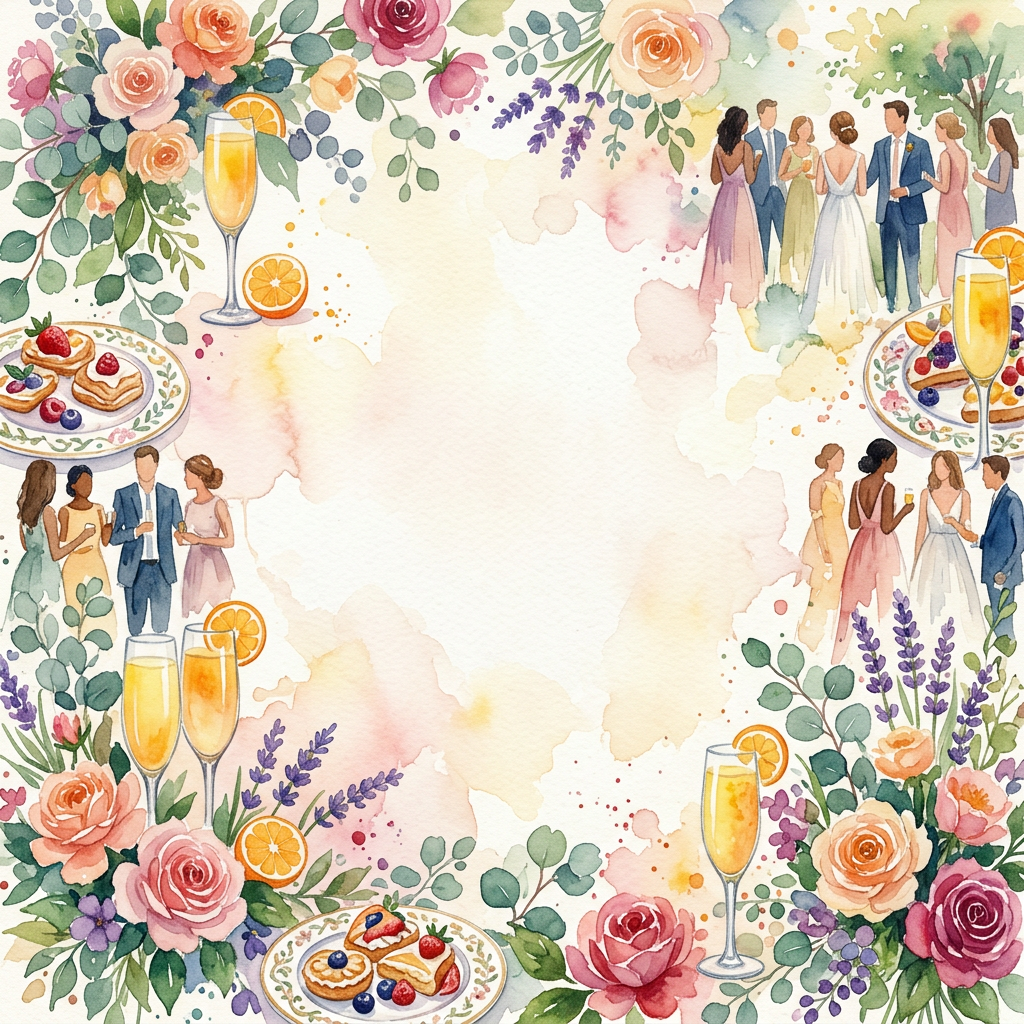 Wedding Brunch Watercolor Garden preview