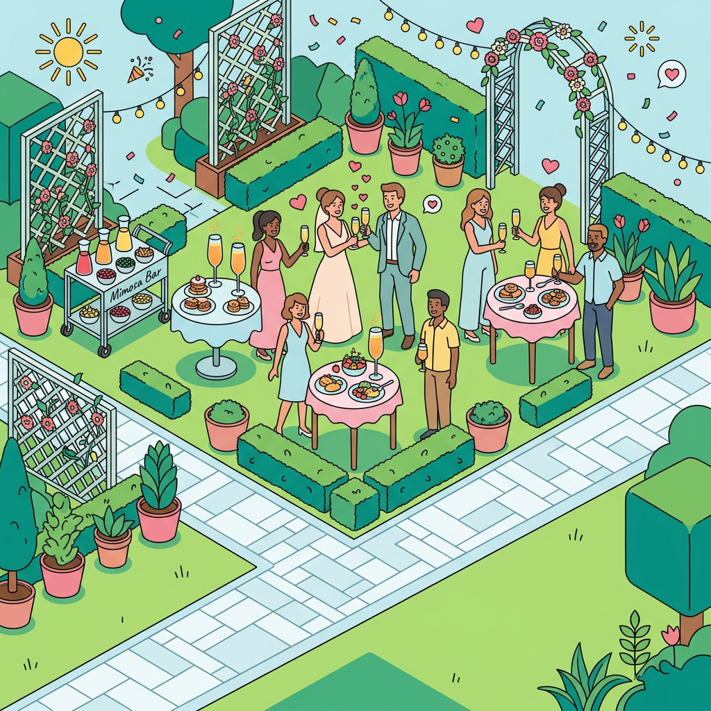 Wedding Brunch Isometric preview