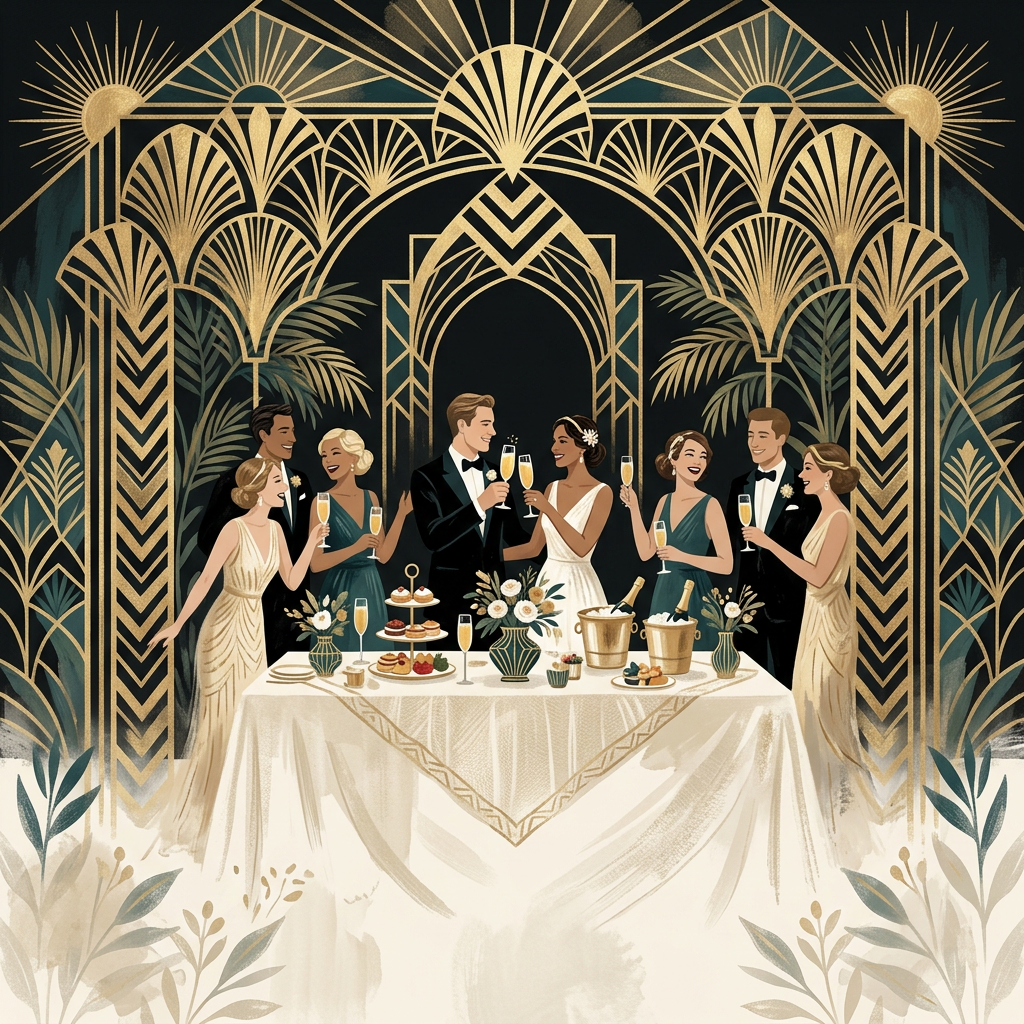 Wedding Brunch Art Deco preview