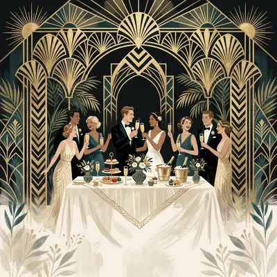 Wedding Brunch Art Deco preview