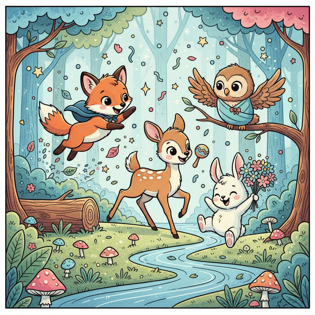 Woodland Nursery Animals preview