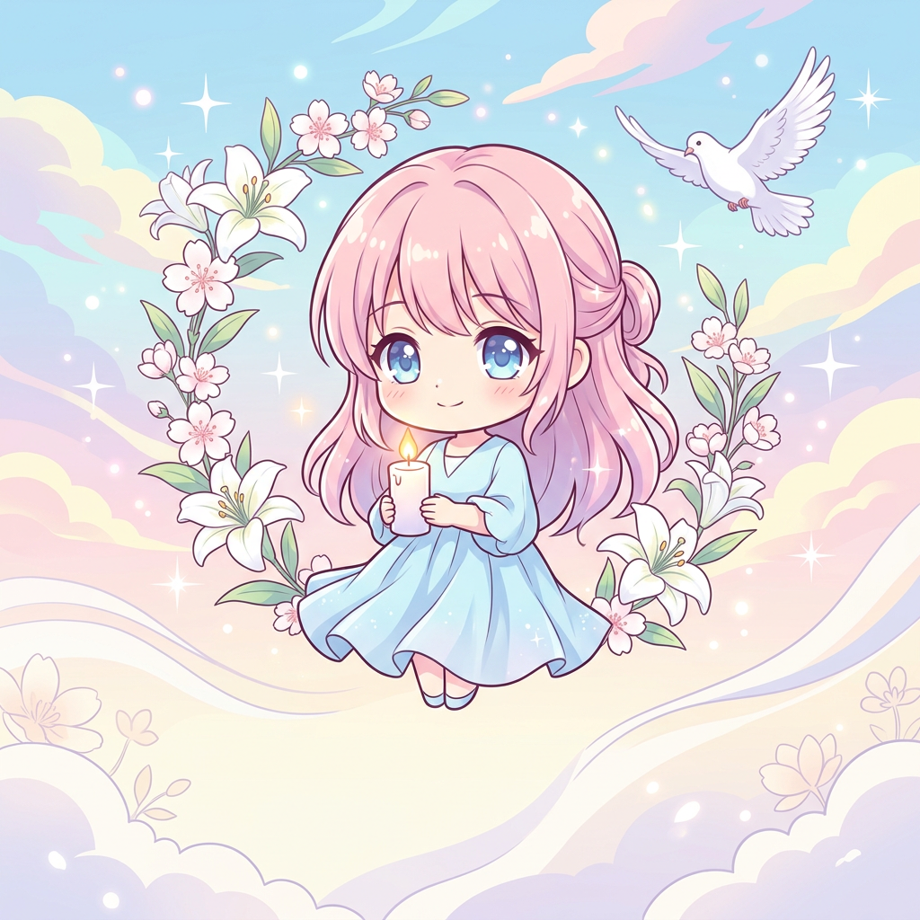Memorial Service Chibi preview