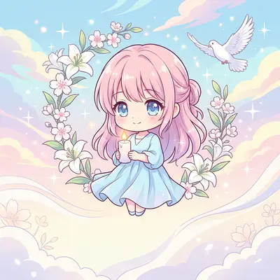 Memorial Service Chibi preview