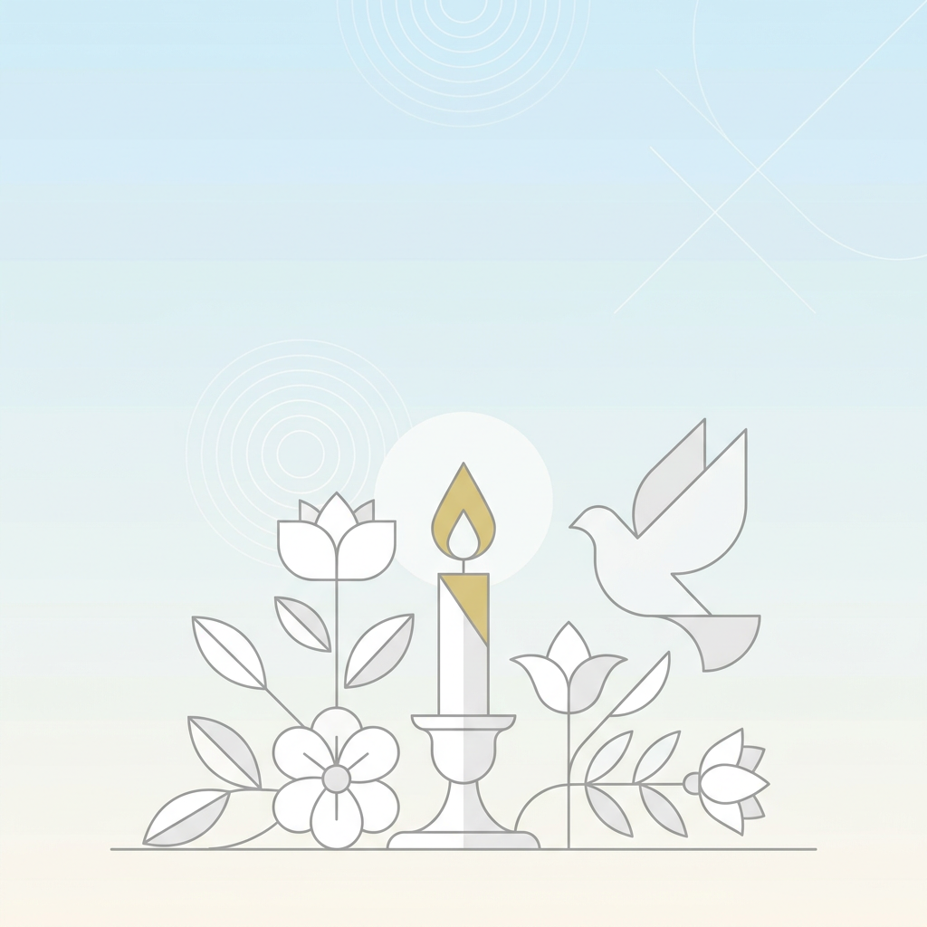 Memorial Service Clean Lines preview