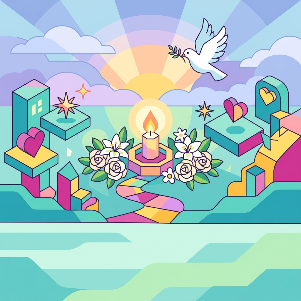 Memorial Service Isometric preview
