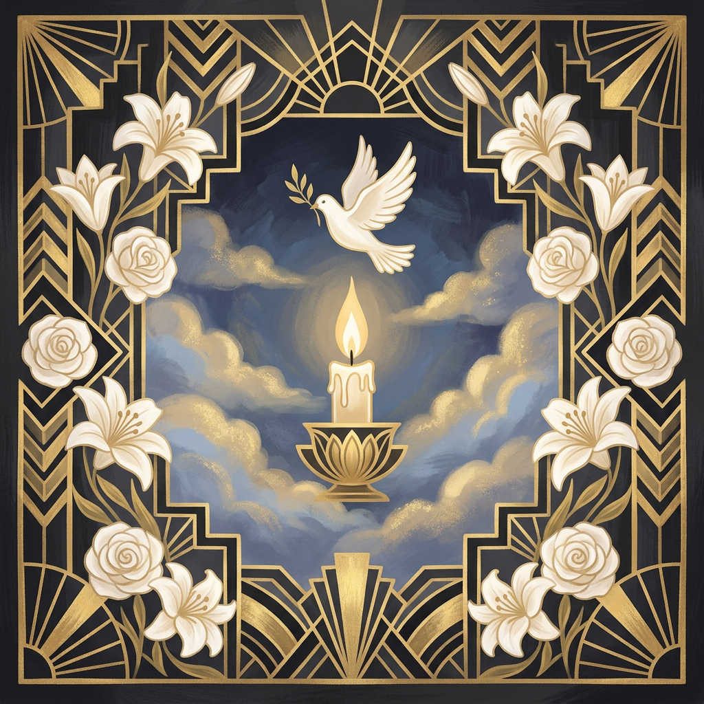 Memorial Service Art Deco preview