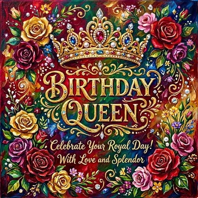 Birthday for Her Queen Crown preview