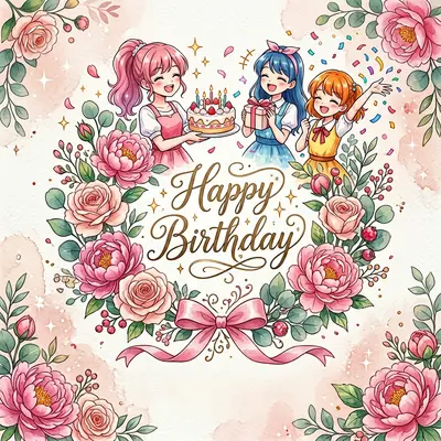 Birthday for Her Peony Bouquet preview