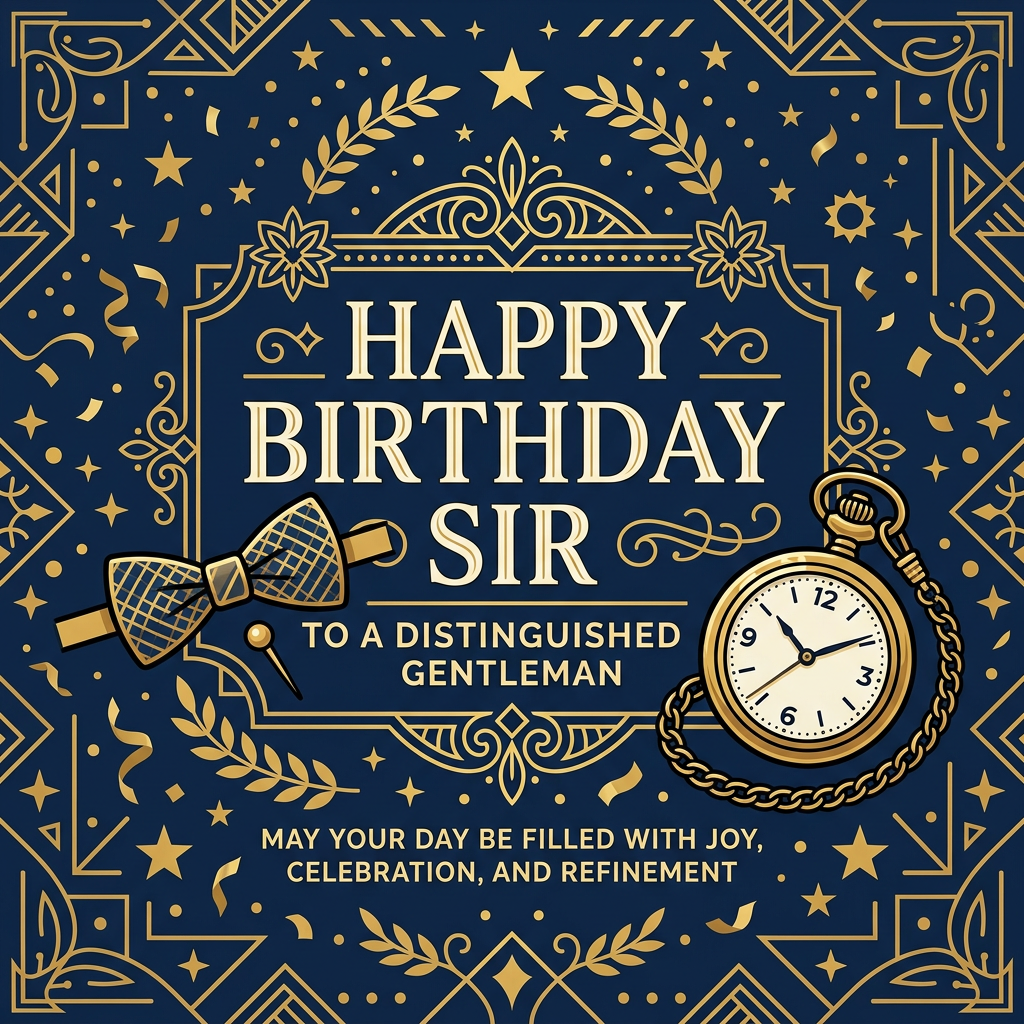 Birthday for Him Gentleman preview