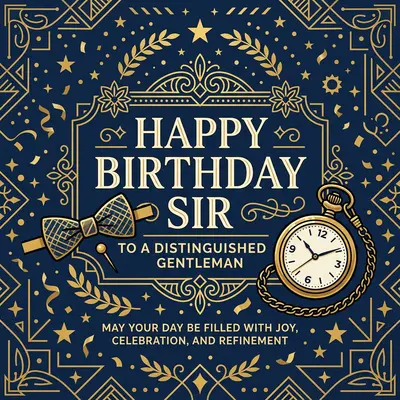 Birthday for Him Gentleman preview