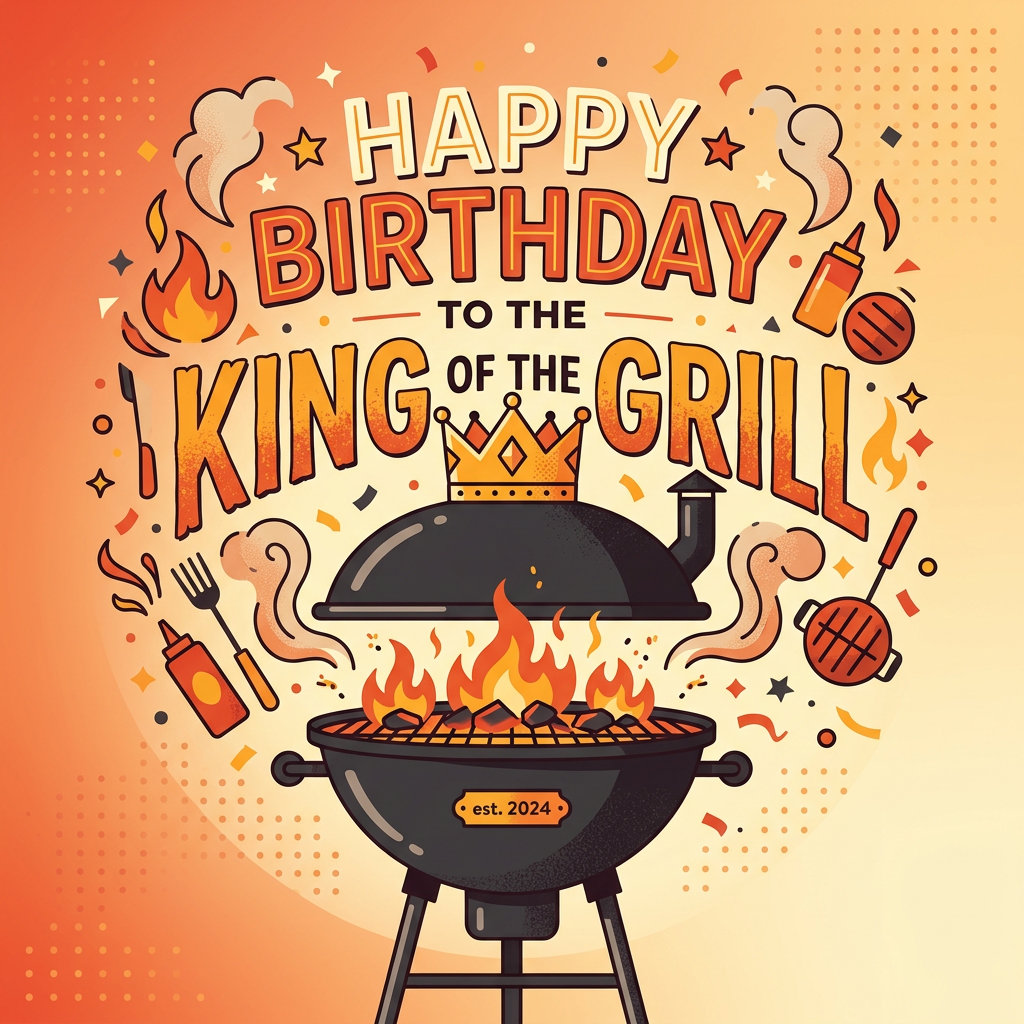 Birthday for Him BBQ King preview