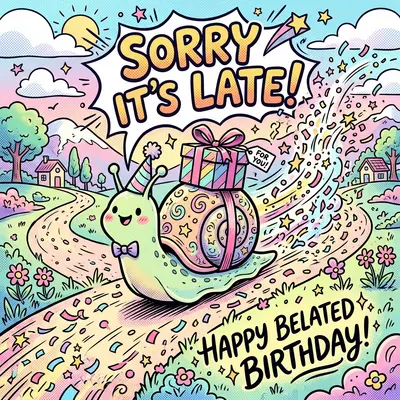 Belated Birthday Snail Mail preview