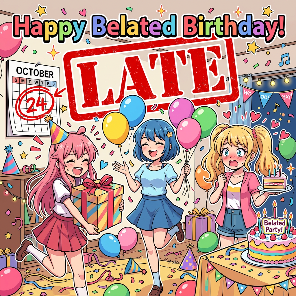 Belated Birthday Calendar Oops preview