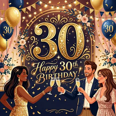 30th Birthday Golden Milestone preview