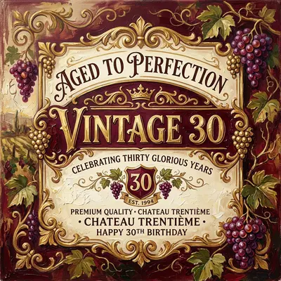 30th Birthday Vintage Year preview
