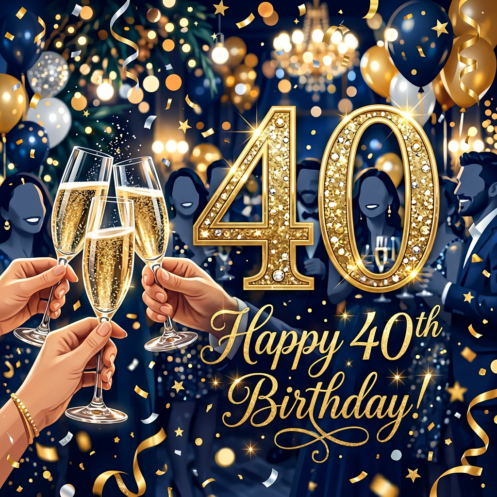 40th Birthday Golden Milestone preview