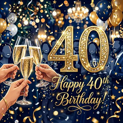 40th Birthday Golden Milestone preview