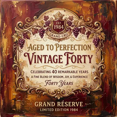 40th Birthday Vintage Year preview
