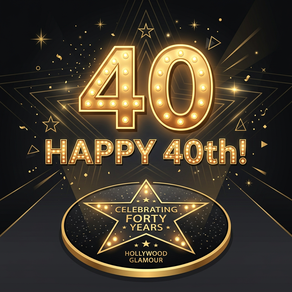 40th Birthday Milestone Star preview