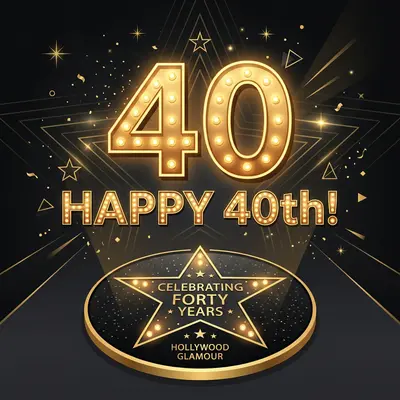 40th Birthday Milestone Star preview