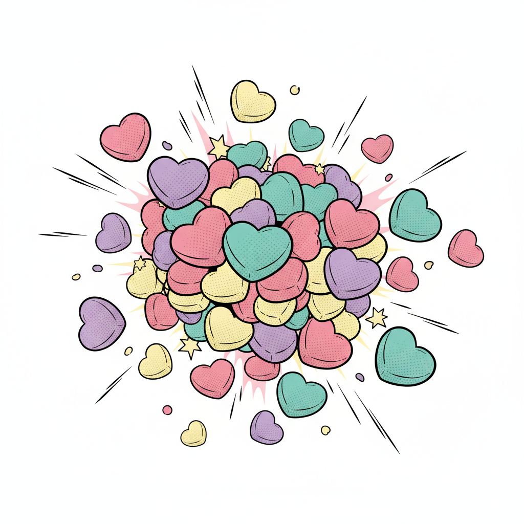 Candy Hearts Sweet