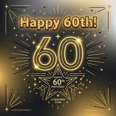 60th Birthday Milestone Star preview