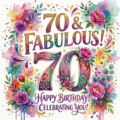 70th Birthday Fabulous preview