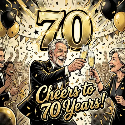 70th Birthday Cheers preview