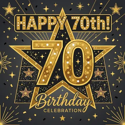 70th Birthday Milestone Star preview