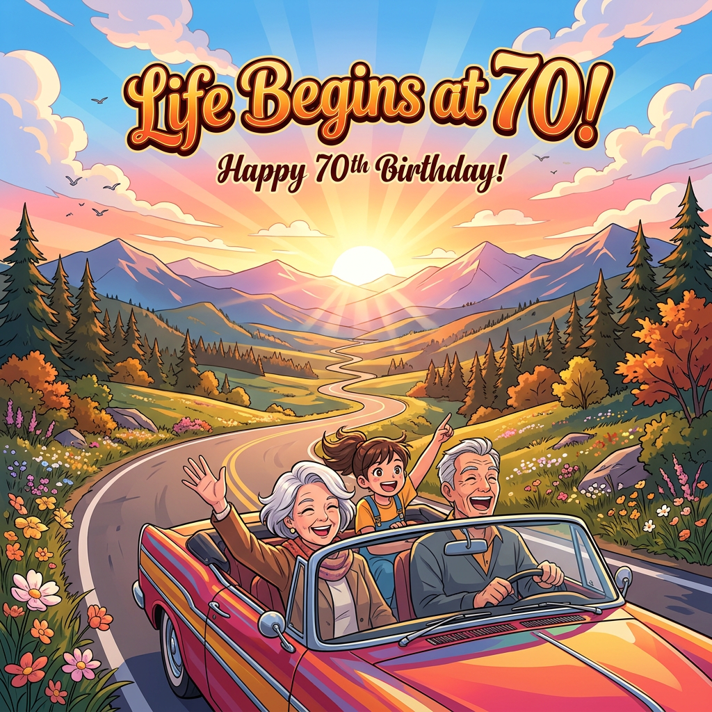 70th Birthday Adventure preview
