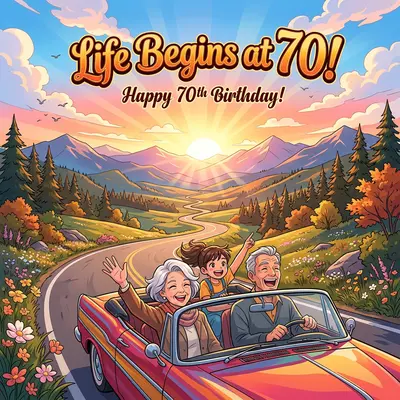 70th Birthday Adventure preview