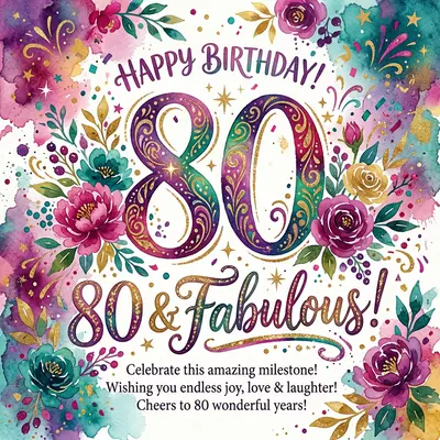 80th Birthday Fabulous preview