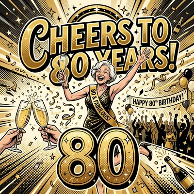 80th Birthday Cheers preview