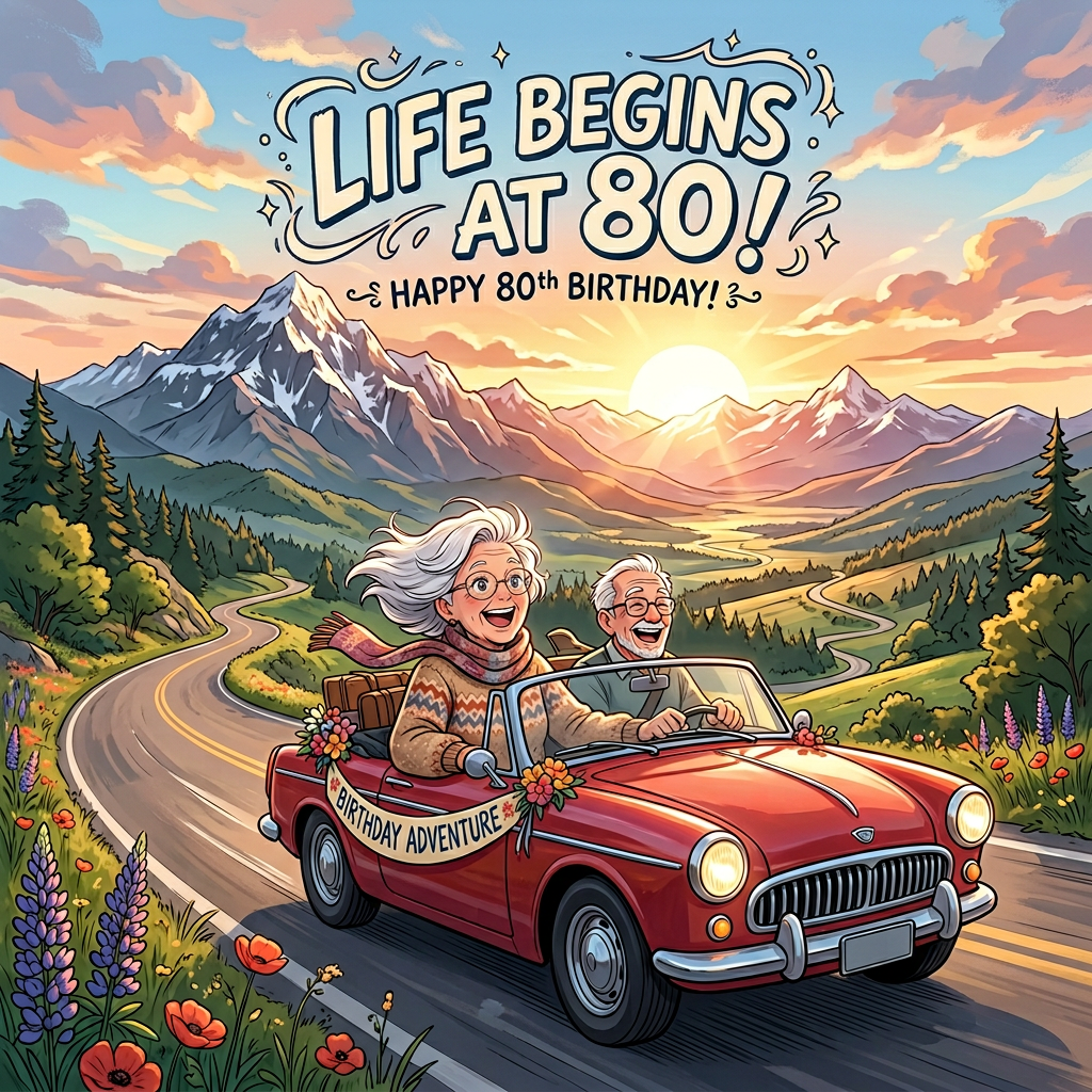 80th Birthday Adventure preview