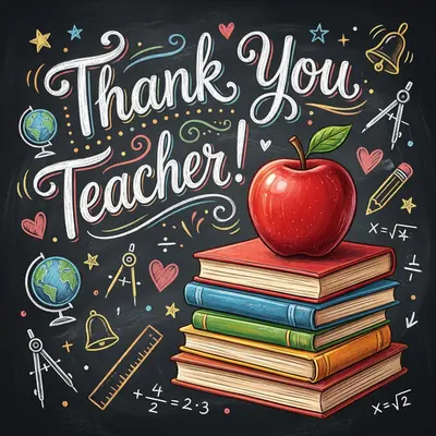 Teacher Thank You Apple Stack preview