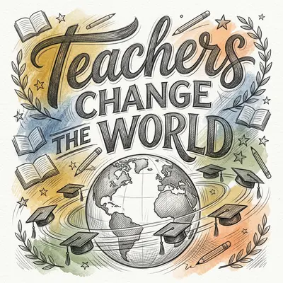 Teacher Thank You World Changer preview