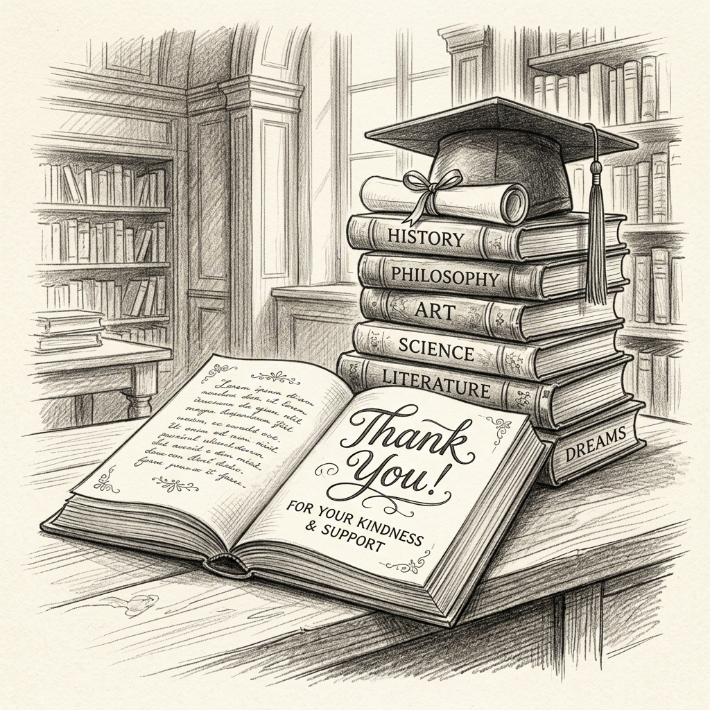 Graduation Thank You Books preview