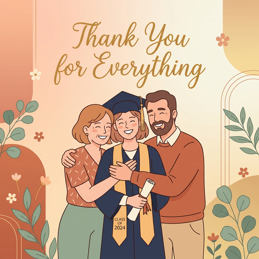 Graduation Thank You Family preview