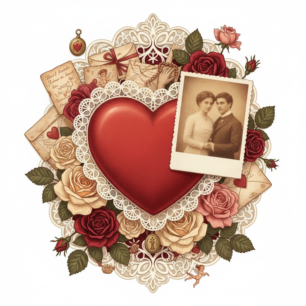 Vintage Valentine Lace preview