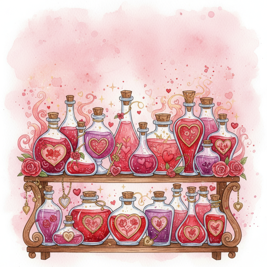 Love Potion Bottles preview