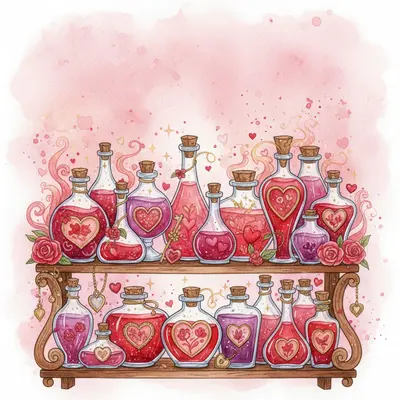 Love Potion Bottles preview