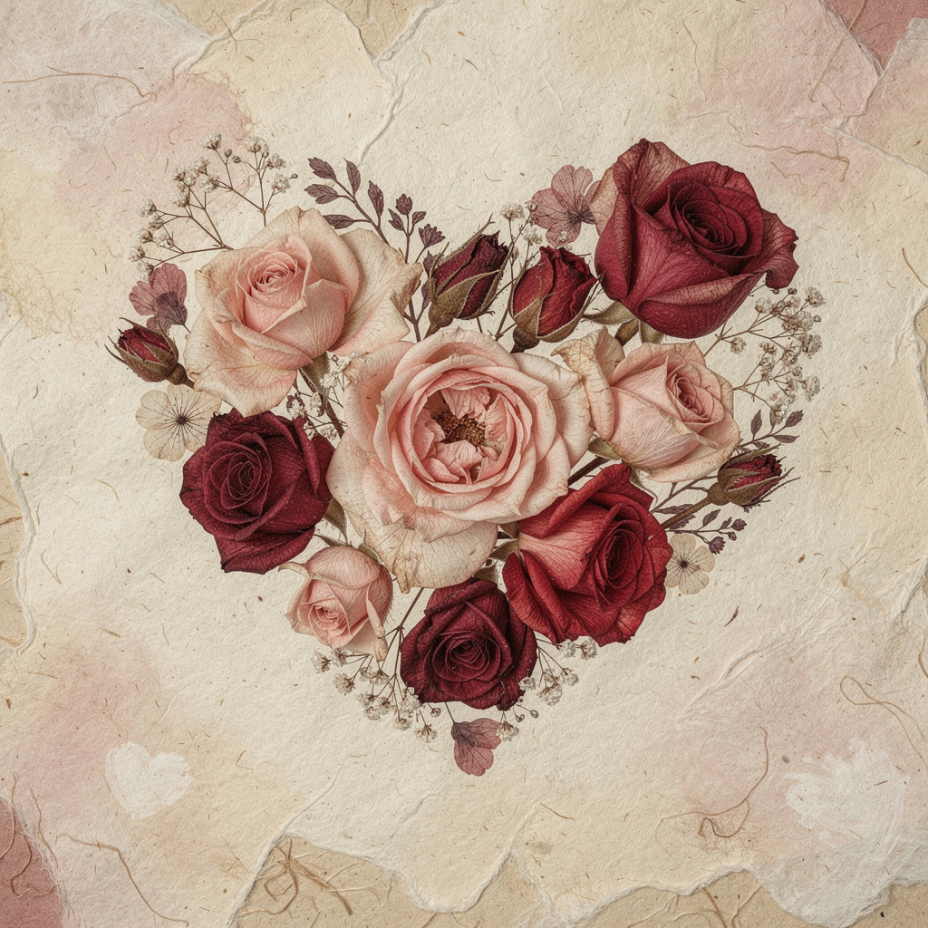 Pressed Flower Valentine preview