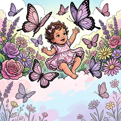 Baby Girl Shower Butterfly preview